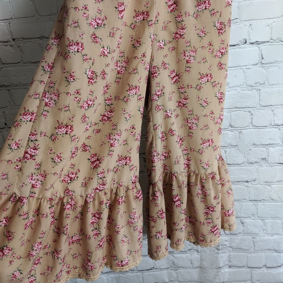 Liz Lisa Floral Rose Ruffle Cropped Jumpsuit XS S - Picture 5 of 6